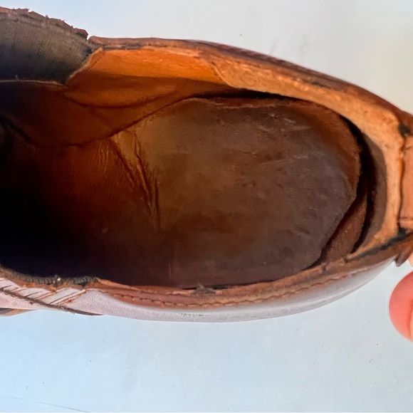 Frye Leather Booties "Billy Shootie” Chestnut color Size 10 - Picture 14 of 14